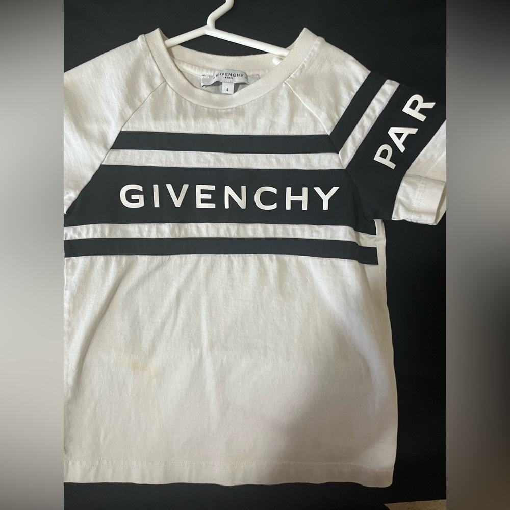White Givenchy Tee 4T